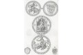 Eduard III. král anglický, mědiryt, 1707