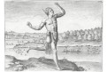 Indiánský kouzelník, de Bry,  mědiryt, 1595