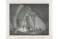 Solotvyno Ukrajina  solný důl, litografie, (1830)