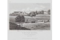 Teston House Kent, Meyer, oceloryt, 1850
