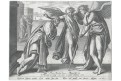 Lot u bran Sodomy, Galle, mědiryt, 1572