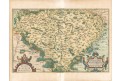 Ortelius A. : Bohemia, mědiryt, 1612