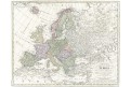 Güssefeld F.L.: Europa, mědiryt, 1798