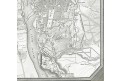 Praha plán , Borosch André, oceloryt 1835