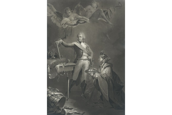 Suvorov, akvatinta,, 1800