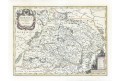 Janssonius - Moravia, Komenský, mědiryt, 1630