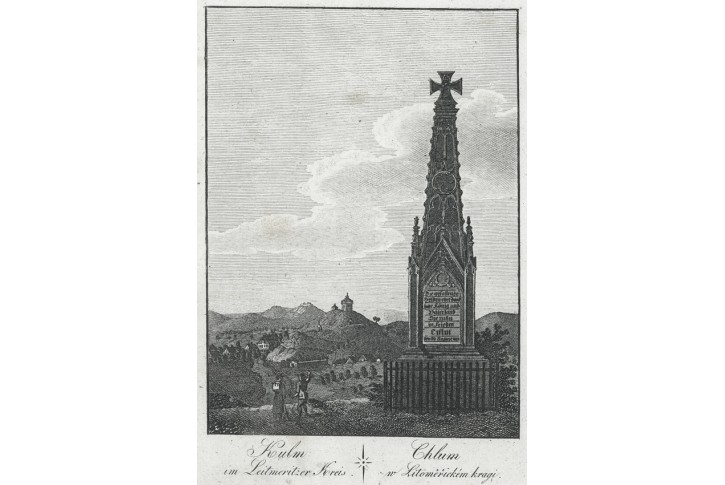 Chlumec Varvažov,  Hyllos, mědiryt, 1820