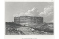 Pula - Pola Chorvatsko, Meyer, oceloryt, 1850