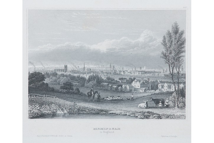 Birmingham, Meyer, oceloryt, 1850