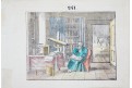 Atronom, kolor. litografie, 1840