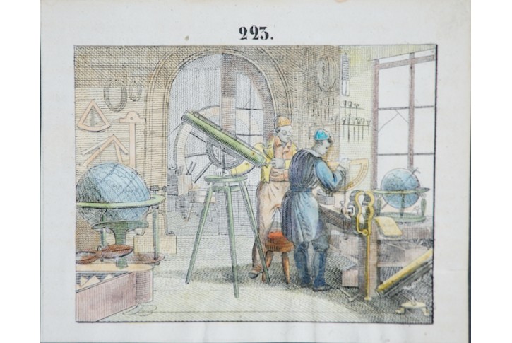 Nástrojař, kolor. litografie, 1840