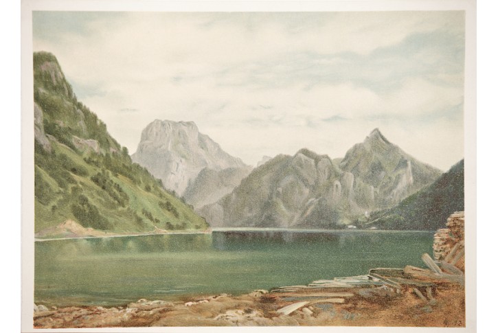 Travensee  Novopacký, chromolitografie 1903