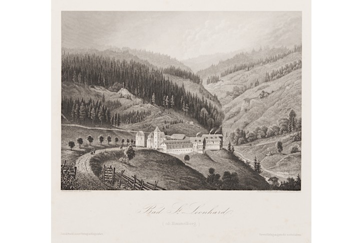 Bad St. Leonhard, oceloryt, 1865