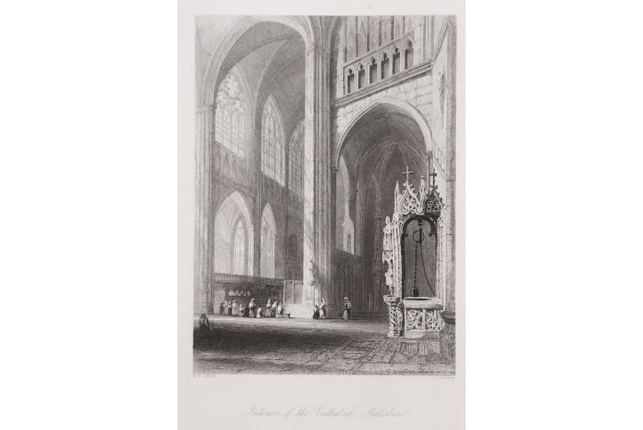 Regensburg, oceloryt, 1850