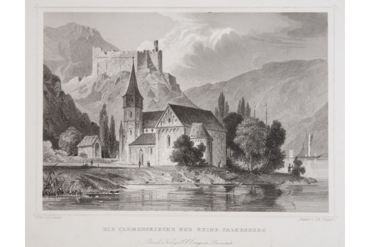 Falkenburg, Lange, oceloryt, 1842