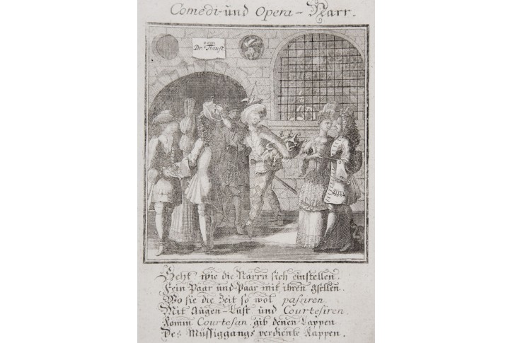 Opera, mědiryt, 1711