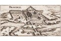 Brandýs nad Labem,  Riegel, mědiryt 1687