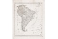 Amerika jižní, mědiryt, 1808