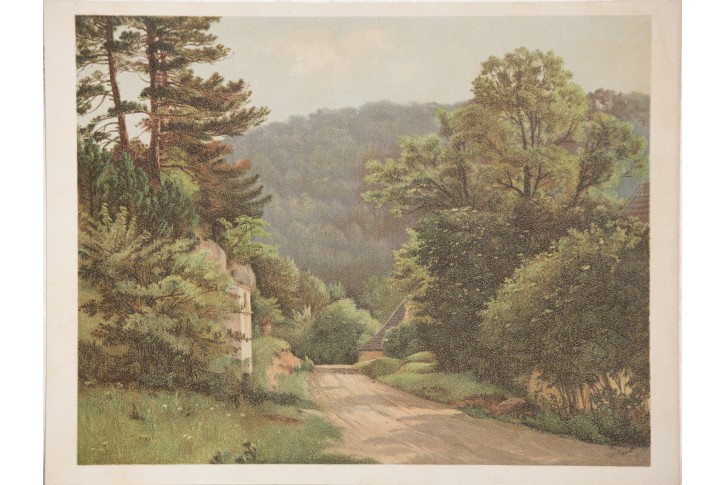 Stixenstein silnice ,  Novopacký, chromolito 1903