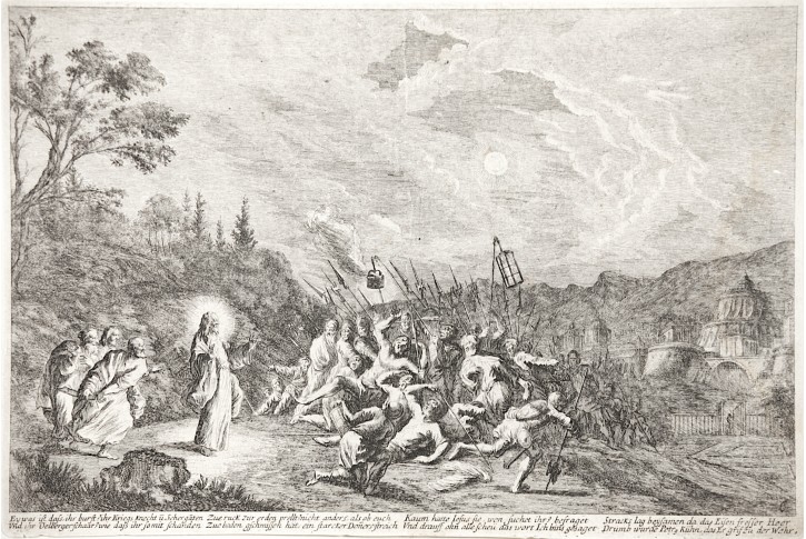Zmrtvýchvstání,  Kussel M., mědiryt, (1660)