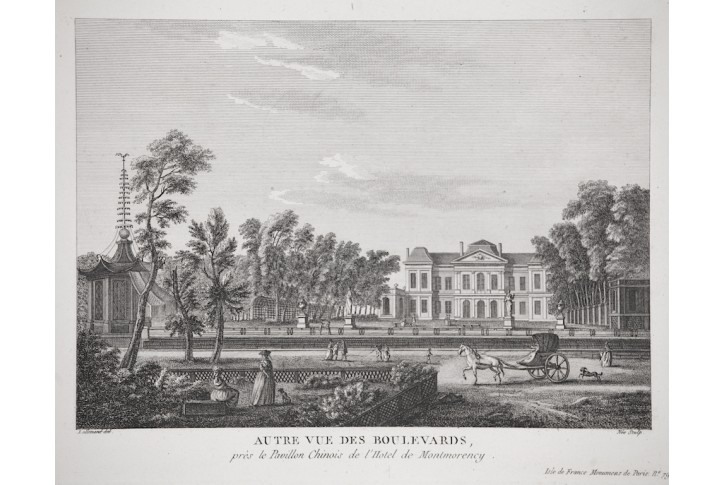 Paris Montmorency, mědiryt , 1800