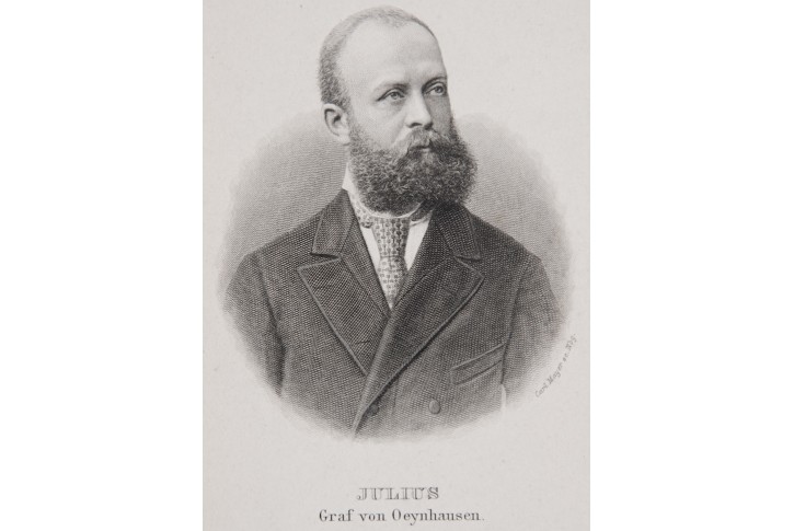Julius von Oeynhansen, oceloryt, (1870)