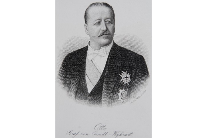Otto Quadt Wyhradt, oceloryt, (1870)