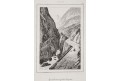 Gondo Simplon, Le Bas, oceloryt 1840