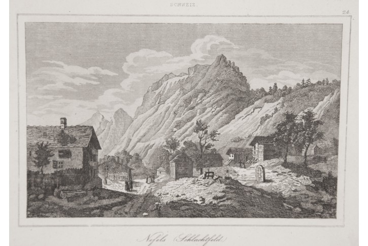 Nefels Schlachtfeld , oceloryt 1842