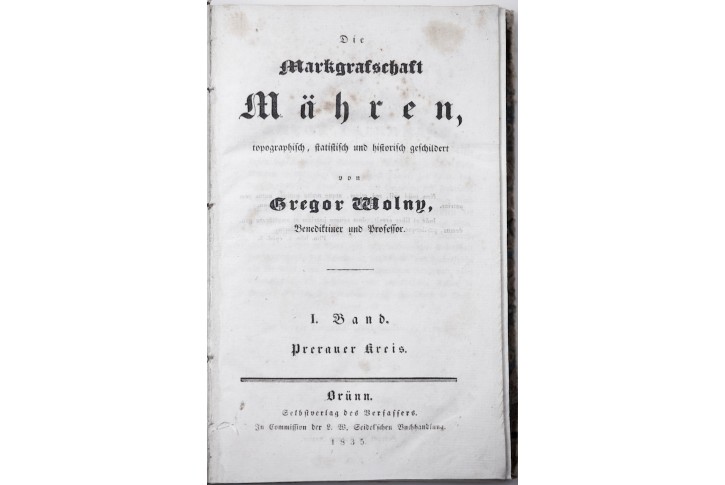 Volny G:: Prerauer Kreis, Brno 1835
