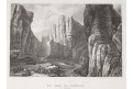 Pancorbo průsmyk, Meyer, oceloryt, 1850