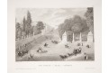 Brussel park, Meyer, oceloryt, 1850