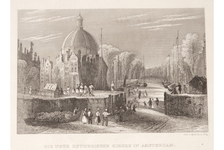 Amsterdam, Haase , oceloryt, 1840