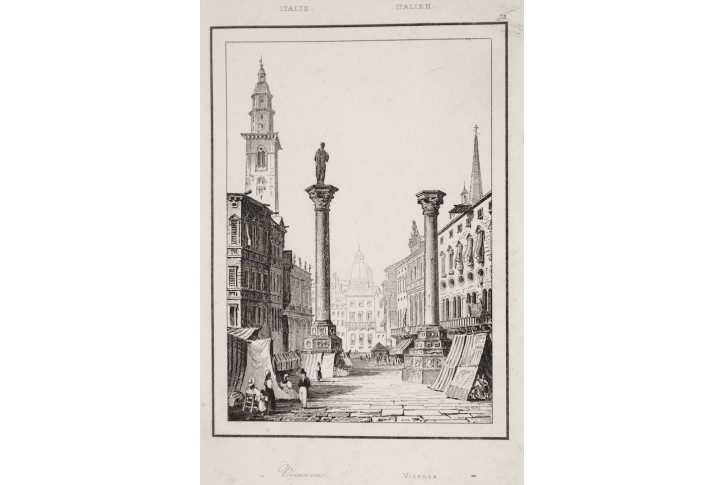 Vicenza, Le Bas, oceloryt 1840