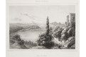 Lago di Nemi , Lloyd, oceloryt, 1850