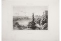 Lago di Nemi , Lloyd, oceloryt, 1850