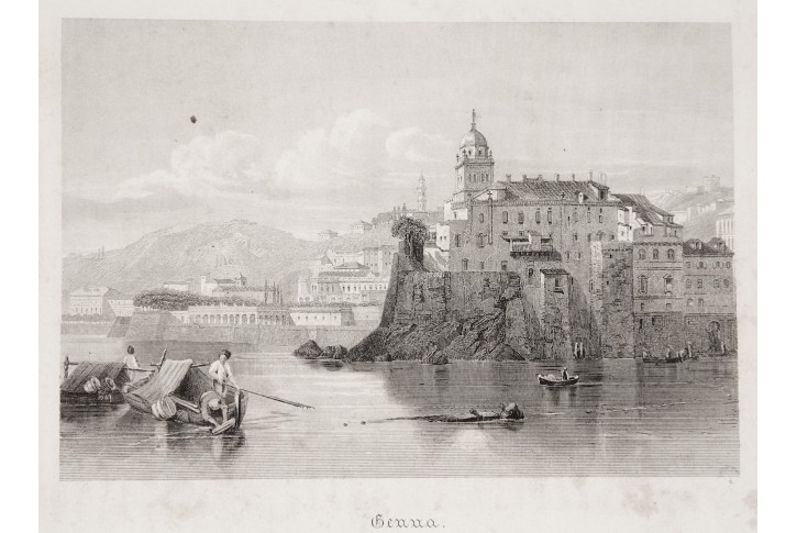 Genua , oceloryt (1840)