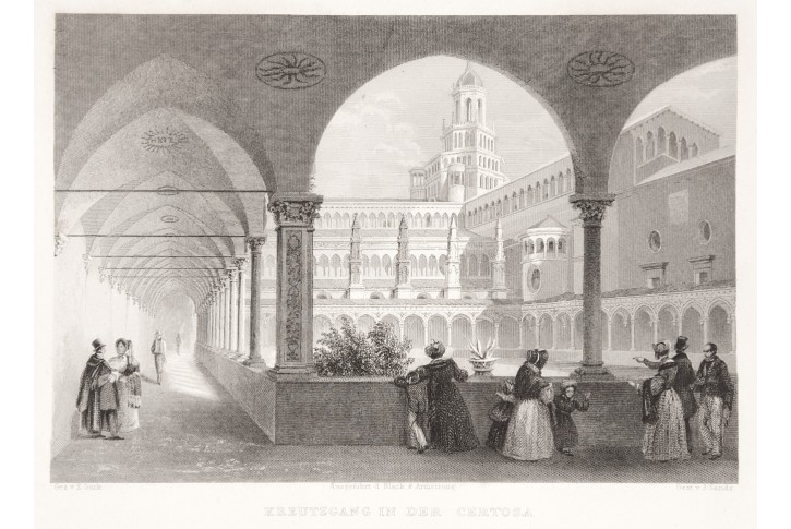 Certosa di Padula, oceloryt (1840)