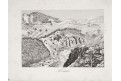 Kozí Hřbet ,  půdorys, Heber, litografie, 1847