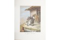Sedmihradsko kroj, Auer, barevná litografie, 1860