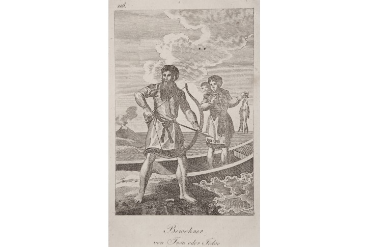 Insu Turecko rybáři, mědiryt, 1811