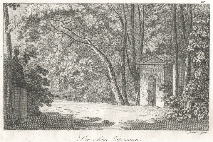 Schönbrunn, Gahais, mědiryt, 1808