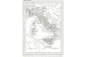 Italie, litografie, (1840)