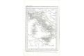 Italie, litografie, (1840)