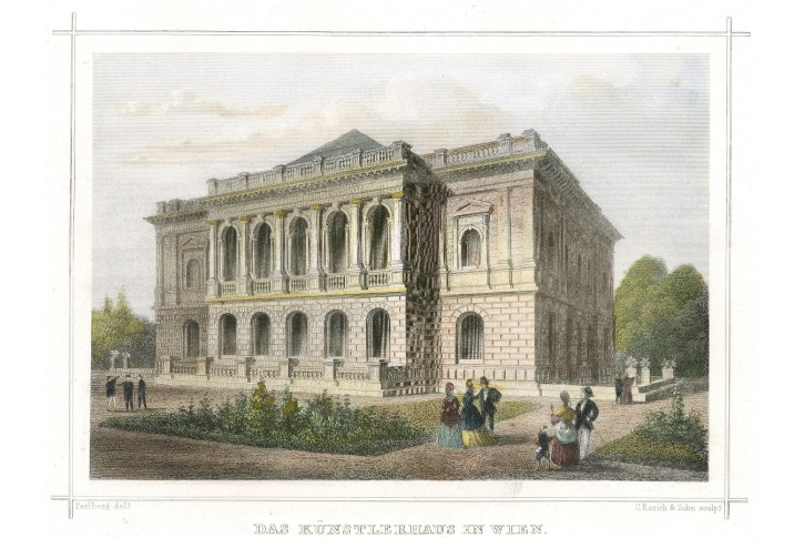 Wien Künstlerhaus,, kolor. oceloryt (1860)