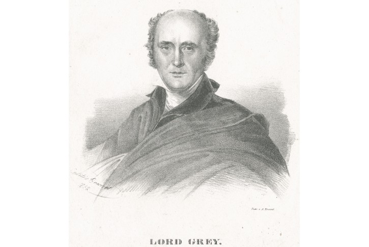 Grey Lord, litografie, (1840)