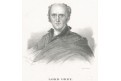 Grey Lord, litografie, (1840)