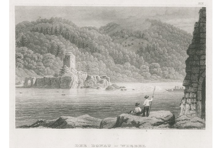 Donau Wirbel, Meyer, oceloryt, 1850