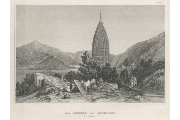 Mahadeo , Meyer, oceloryt, 1850