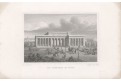 Wien Burgthor , Lange, oceloryt, 1840